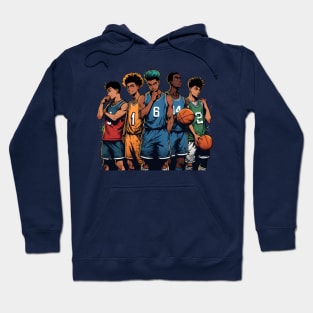 Muscle Basketball Players Anime Manga Manwha Husbando Otaku Hoodie